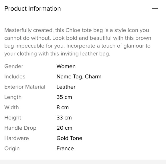 Chloe Eden Tote Bag - Barely used condition - Picture 3 of 8